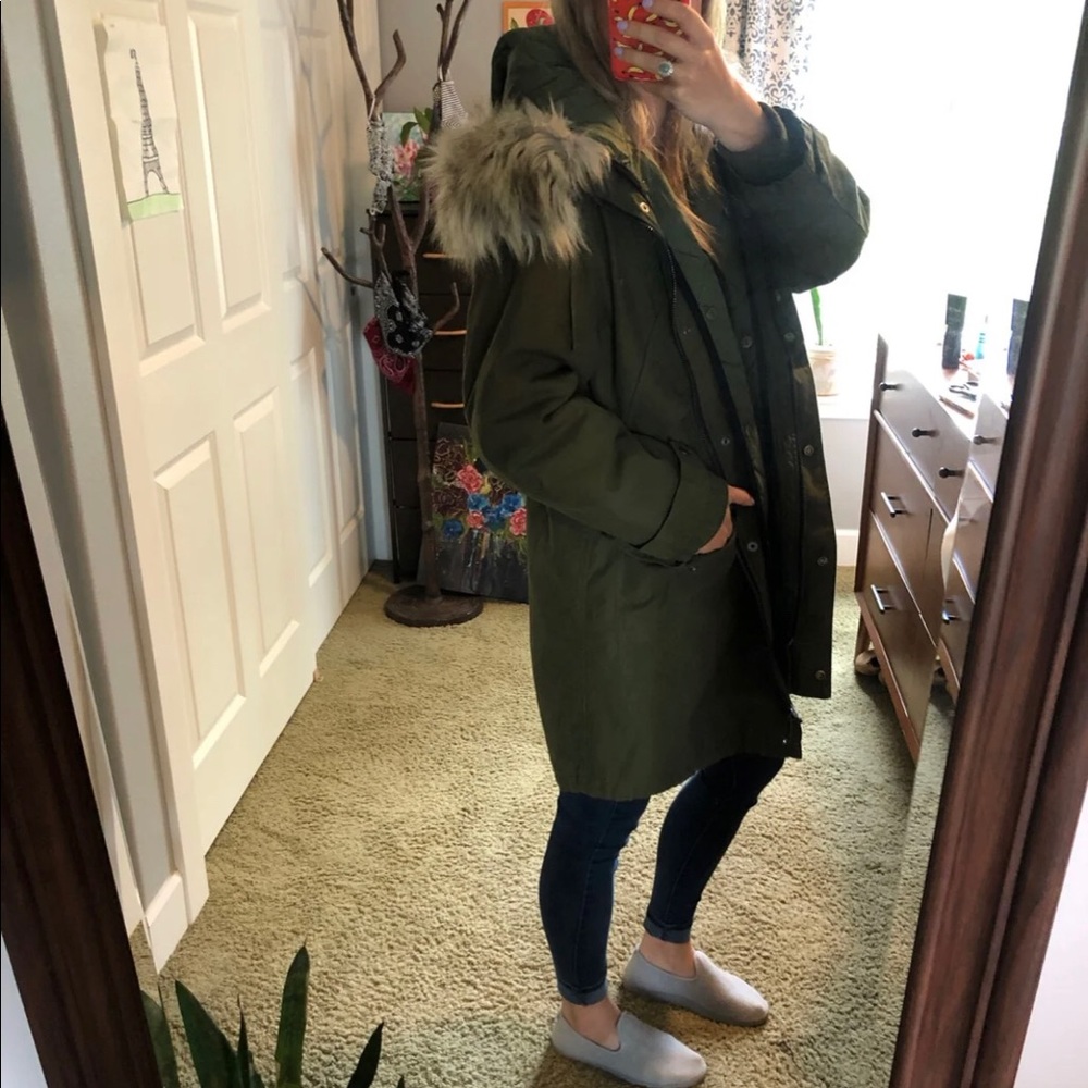 ASOS oversized parka with padded liner